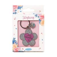 Lovely Mummy Flower Enamel Me to You Bear Key Ring Extra Image 1 Preview